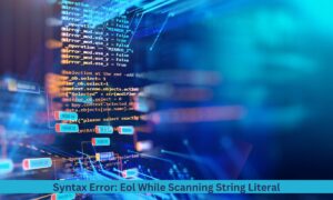 syntaxerror: eol while scanning string literal